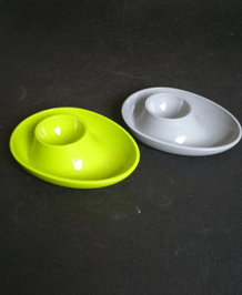  RETRO STYLE KOZIOL PLASTIC EGG CUPS / HOLDERS (x2)