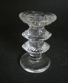 IITTALA FINLANDFESTIVO TWO RING CANDLESTICK DESIGNED BY TIMO SAPARNEVA (1966)