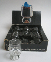          RAVENHEAD APOLLO SCHNAPPS / PORT / SHERRY GLASSES IN ORIGINAL BOX