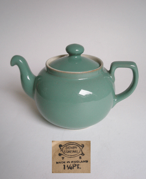 C4 Pottery Denby Bourne - Manor Green - Plates Cups Jugs Tea