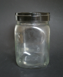 1950s GLASS SWEET / STORAGE JAR