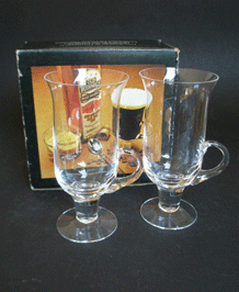 DARTINGTON IRISH WHISKEY COFFEE GLASSES (FT.83) IN ORIGINAL BOX