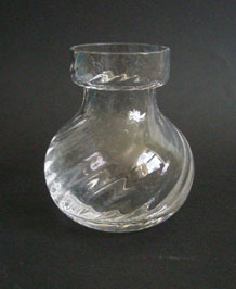 DARTINGTON GLASS RIPPLE VASE OR CANDLEHOLDER (FT 266) DESIGNED BY FRANK THROWER